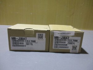 新古 MITSUBISHI MR-J3BAT ACサーボ用バッテリ 2個(R50804ELC012)