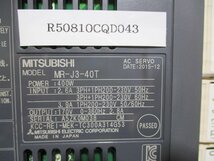 中古 MITSUBISHI MR-J3-40T AC SERVO(R50810CQD043)_画像2