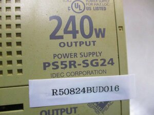 中古 IDEC POWER SUPPLY PS5R-SG24 電源 240W(R50824BUD016)