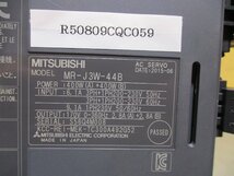 中古 MITSUBISHI AC SERVO MR-J3W-44B 400W ACサーボアンプ(R50809CQC059)_画像2