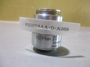 中古 NIKON BD PLAN 20/0.4 ELWD 210/0 対物レンズ(R50824AA-D-A068)