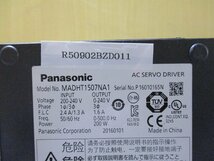 中古 Panasonic MADHT1507NA1 AC Servo Driver 200W(R50902BZD011)_画像2