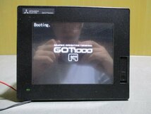 中古 MITSUBISHI グラフィックオペレーションターミナル GT1450-QMBDE 通電OK(R50904FLE034)_画像1