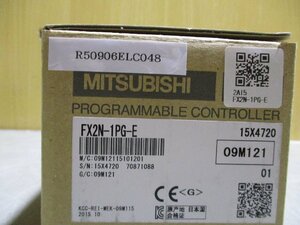 新古 MITSUBISHI PROGRAMMABLE CONTROLLER FX2N-1PG-E(R50906ELC048)