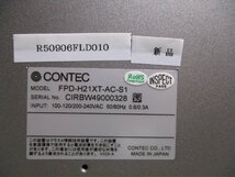 新古 CONTEC FPD-H21XT-AC-S1/IPC-CBL3-2/IPC-ACC0DE3 フラットパネルディスプレイセット 通電OK(R50906FLD010)_画像4