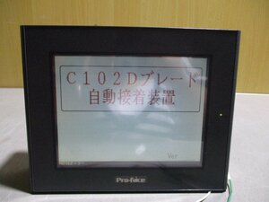 中古 PRO FACE 3180034-01 GP2401-TC41-24V プログラマブル表示器 通電OK(R50906EME088)