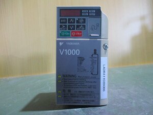 中古 YASKAWA CIMR-VA2A0002BSA 1000V インバーター 0.4KW/0.2KW AC3PH 200-240V 50/60Hz(LADR41103B066)