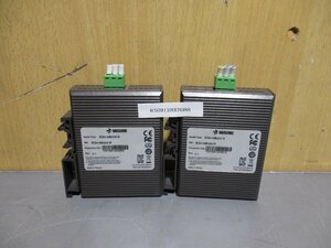 中古 MISUMI IESH-MB205-R 5/8ポートギガビットアンマネージド産業用スイッチングハブ 2個(R50912BXB088)