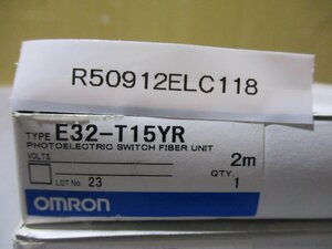 新古 OMRON FIBER UNIT E32-T15YR ファイバユニット 2個(R50912ELC118)
