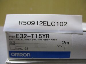 新古 OMRON FIBER UNIT E32-T15YR ファイバユニット 2個(R50912ELC102)