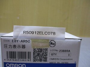 新古 OMRON PRESSURE SENSOR E8Y-AR5C 圧力表示器 2個(R50912ELC078)