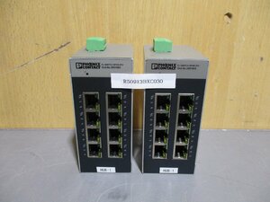 中古 PHOENIX CONTACT FL SWITCH SFNB 8TX 2891002 2個(R50913BXC030)