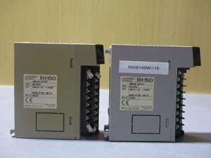 中古 HITACHI プログラマブルコントローラ アナログ出力モジュール ANALOG OUTPUT EH-150 EH-AY4H ＜2個＞(R50914BMD115)