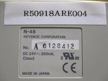 中古 KEYENCE N-48 Sensor 専用通信ユニット(R50918ARE004)_画像2