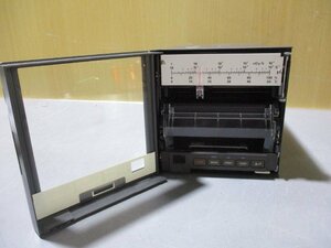 中古 YOKOGAWA チャートレコーダ 温度記録計 436506 ＜通電OK＞(R50918BZA001)