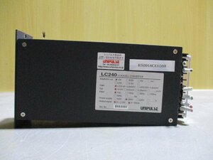 中古 UNIPULSE LOAD-CELL CONVERTER LC-240 低ドリフト・低ノイズロードセルコンバータ(R50918CEE088)