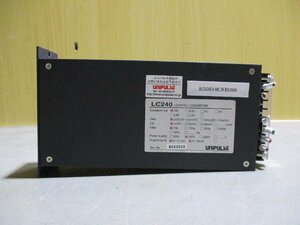 中古 UNIPULSE LOAD-CELL CONVERTER LC-240 低ドリフト・低ノイズロードセルコンバータ(R50918CEE086)