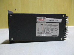 中古 UNIPULSE LOAD-CELL CONVERTER LC-240 低ドリフト・低ノイズロードセルコンバータ(R50918CEE093)