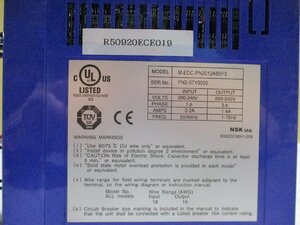 中古 NSK Servo Drive Controller M-EDC-PN2012AB5F5 メガトルクモータサーボドライブコントローラ 100-120V 6.2A(R50920ECE019)