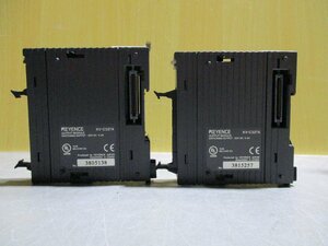 中古 KEYENCE OUTPUT MODULE KV-C32TA 32点コネクタトランジスタ 2個(R50926BPB058)