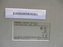 中古 MITSUBISHI CONTROLLER LINK UNIT CS1W-CLK21 コントローラリンク装置(R50926BRB081)_画像1