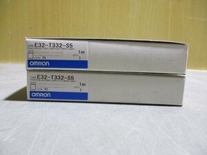 新古 OMRON E32-T332-S5 ファイバユニット2個 (R50922FJF008)