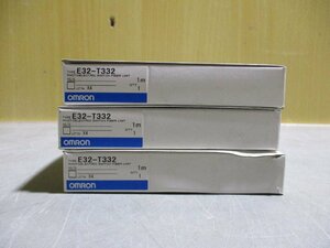 新古 OMRON E32-T332 ファイバユニット3個 (R50922FJF009)