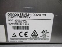 中古 OMRON POWER SUPPLY S8VM-10024CD AC100-240V 1.4A DC 24V 4.5A (R51002CBF040)_画像6