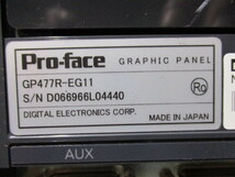 中古 Pro-face GP477R-EG11 タッチパネル プログラマブル表示器 通電OK(DBFR40811C023)_画像1