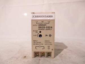 中古 OMRON S82S-0324 POWER SUPPLY パワーサプライ 24V 0.13A(JCRR41015A099)