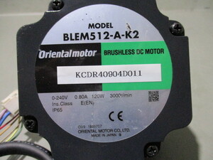 中古 ORIENTAL MOTOR BLEシリーズ BLEM512-A-K2(KCDR40904D011)