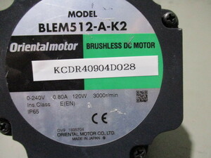 中古 ORIENTAL MOTOR BLEシリーズ BLEM512-A-K2(KCDR40904D028)