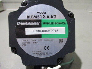 中古 ORIENTAL MOTOR BLEシリーズ BLEM512-A-K2(KCDR40904D018)