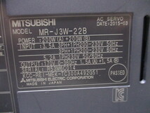 中古 MITSUBISHI シーケンサ ACサーボ MR-J3W-22B(LBVR41014C056)_画像4