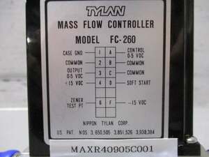 中古 TYLAN FC-260 マスフローコントローラー(MAXR40905C001)