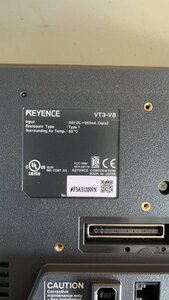 中古 KEYENCE TOUCH PANEL VT3-E3/VT3-V8 通電OK(DBER41122C030)