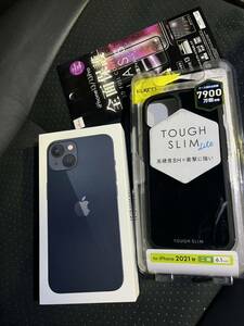 新品未使用　iPhone13 128GB ミッドナイト　オマケ付き（ELECOM TOUGH SLIM Lite）