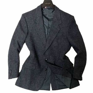 英国 HARRIS TWEED ハリスツイード仕様 MOORES 極上 ウィンドウペンチェック柄 ツイードジャケット 38R/M相当 カナダ製 秋冬定番 P107