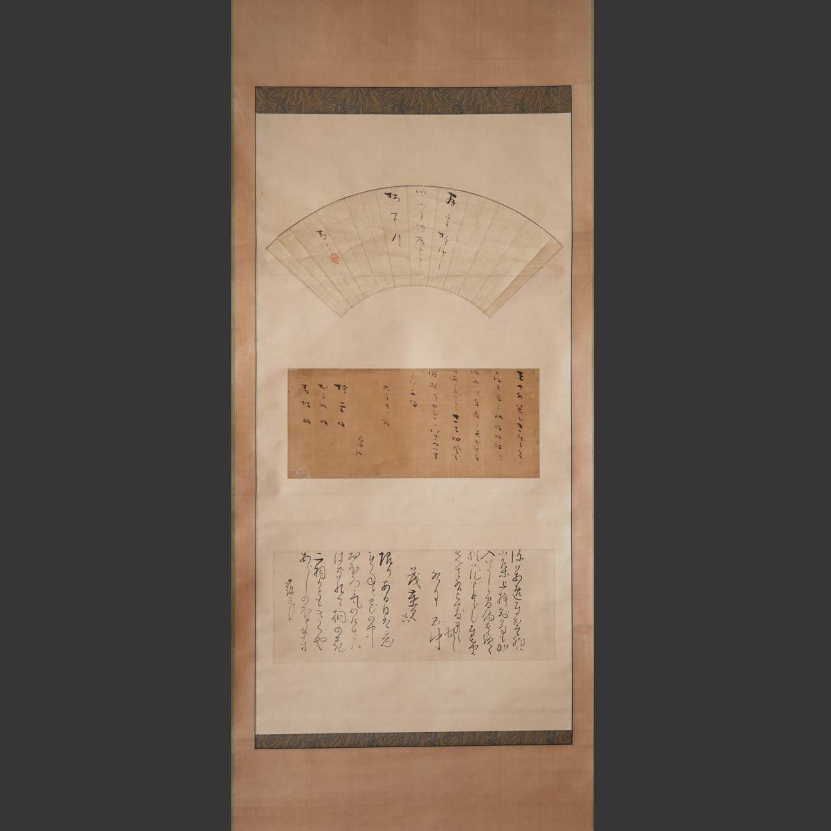 Autenticidad garantizada ◆ [Takuike Tsuruta] Pergamino colgante Periodo Edo tardío Caligrafía Pintura Arte antiguo Nacido en la prefectura de Aichi 15-11, cuadro, pintura japonesa, otros