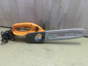 　RYOBI /リョービ 電動 チェンソー 電動工具 300mm 動作確認　中古品　