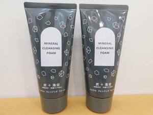 ( unopened commodity )ef M ji-& mission cleansing foam EX-s 120g 2 ps face-washing composition mineral cleansing foam 
