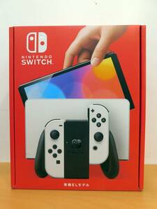 （未使用）任天堂　NINTENDO　SWITCH スイッチ 有機ELモデル　ホワイト　2023/11/6購入　店舗印有　HEG-S-KAAAA　本体