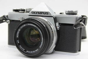 【返品保証】 オリンパス Olympus OM-1 ZUIKO MC AUTO-S 50mm F1.8 ボディレンズセット s3177