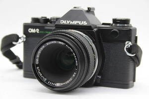 【返品保証】 オリンパス Olympus OM-2 SPOT/PROGRAM ブラック ZUIKO MC AUTO-MACRO 50mm F3.5 ボディレンズセット s3179