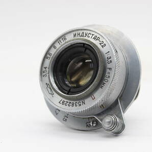 【返品保証】 インダスター22 50mm F3.5 ロシア製 沈胴レンズ s3270の画像1