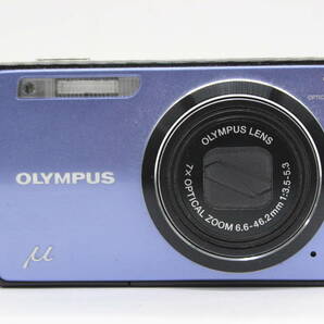 【返品保証】 オリンパス Olympus μ-7000 ブルー 7x バッテリー チャージャー付き コンパクトデジタルカメラ s3453の画像2