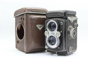 【訳あり品】 ヤシカ Yashica-Mat Lumaxar 80mm F3.5 ケース付き 二眼カメラ s3520