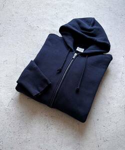 ☆★ 美品 “ LOOPWHEELER ” ZIP-UP SWEAT PARKA NAVY ORIGINAL ループウィラー ジップアップ スウェットパーカー ネイビー オリジナル