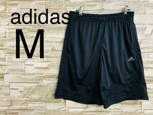 adidas アディダス ハーフパンツ M ショートパンツ 黒 ブラック