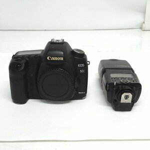 Canon EOS-5D Mark2 一眼レフカメラ ボディ シャッター数47877回 + 430EXII スピードライト【中古/動作品】#369013+369016